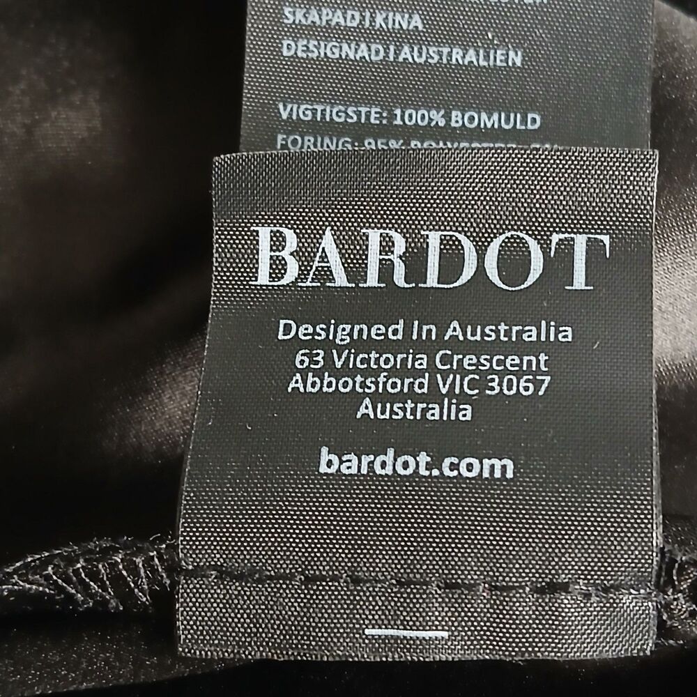 Bardot Sofia Womens Size 8/M Black Eyelet Lace Embroidered Cocktail Party Dress - Picture 14 of 14